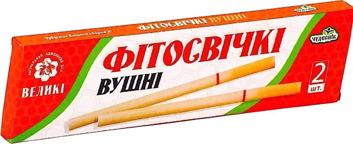 Фитосвечи ушные "Чудесник" №2/Ear candles, #2